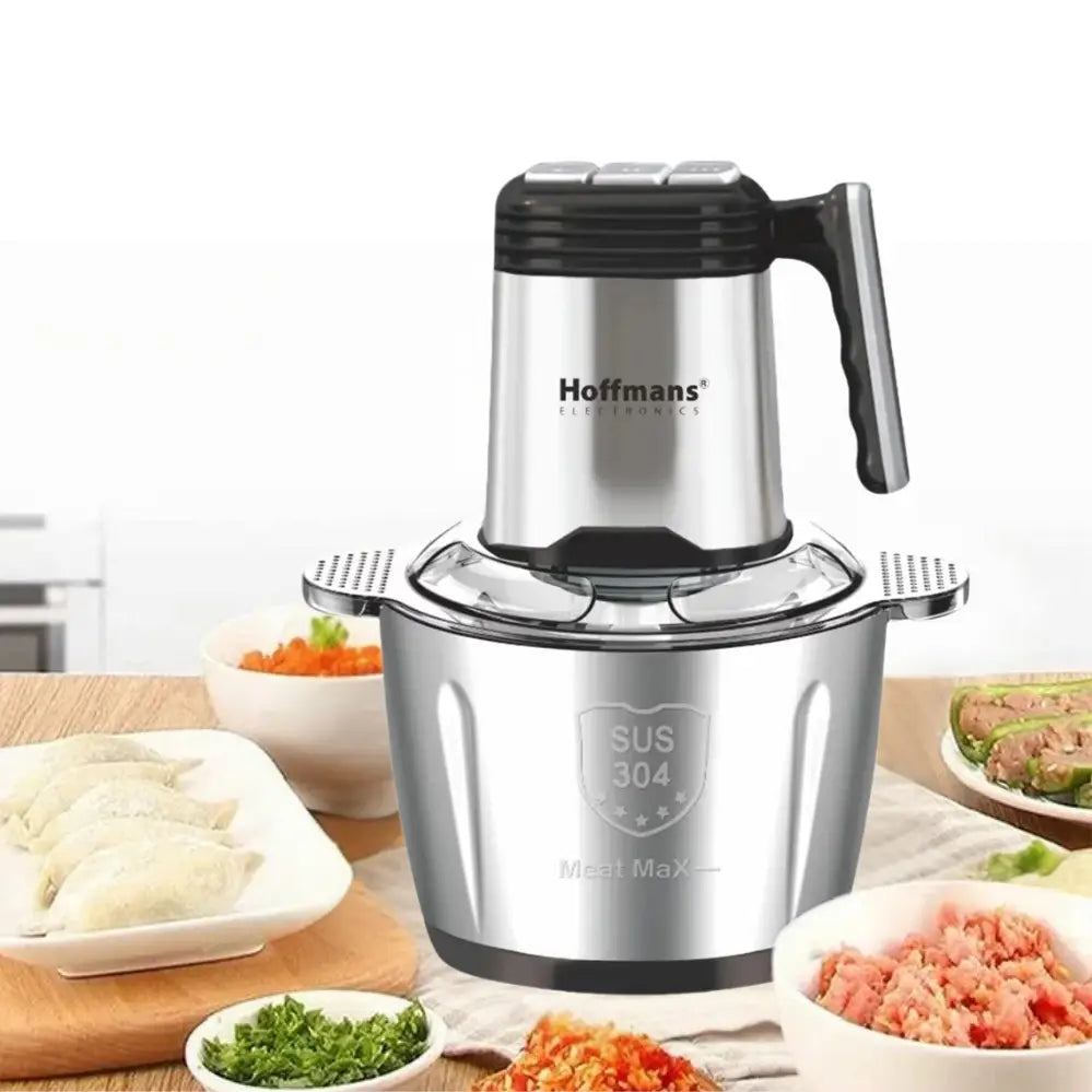 Tocător Electric Multifuncțional Hoffmans HM-8832 – 1800W, Bol Inox 3.5L, 3 Viteze