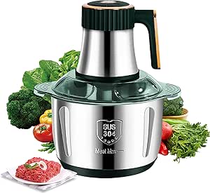 Tocător Electric Hoffmans HM-8848 – 1800W, Bol Inox 5L, pentru Carne și Legume