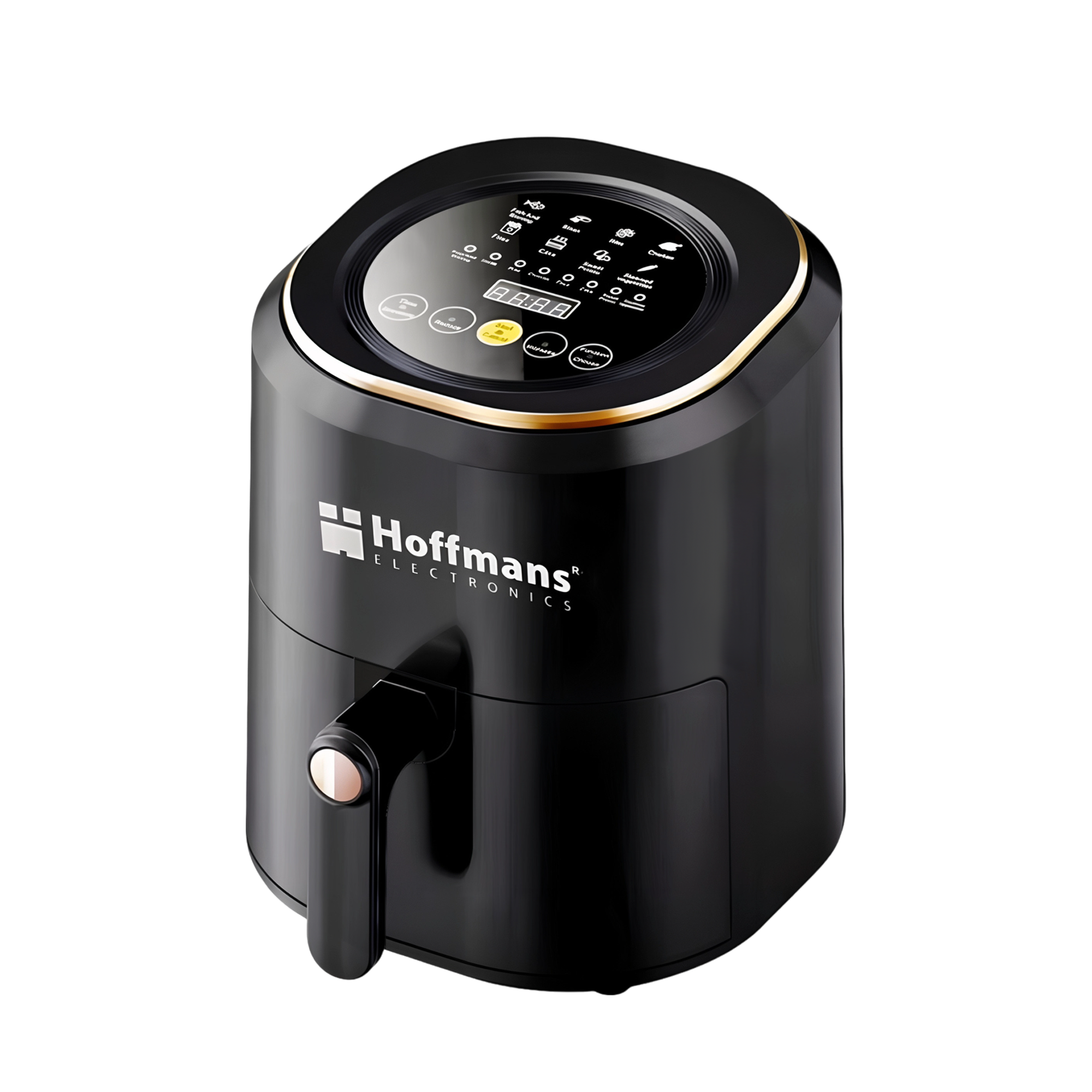 Air Fryer HOFFMANS 775 - Friteuza cu Aer Cald, Fara Ulei, Capacitate 7.5L, 2400W, Negru