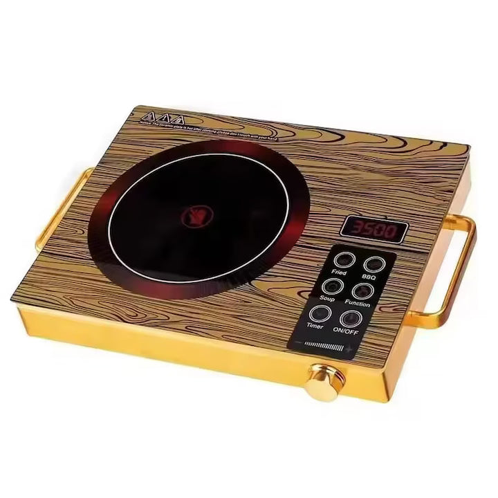 Plită Electrică cu Infraroșu HOFFMANS HM-8092, 2200W, Control Tactil, Ceramică