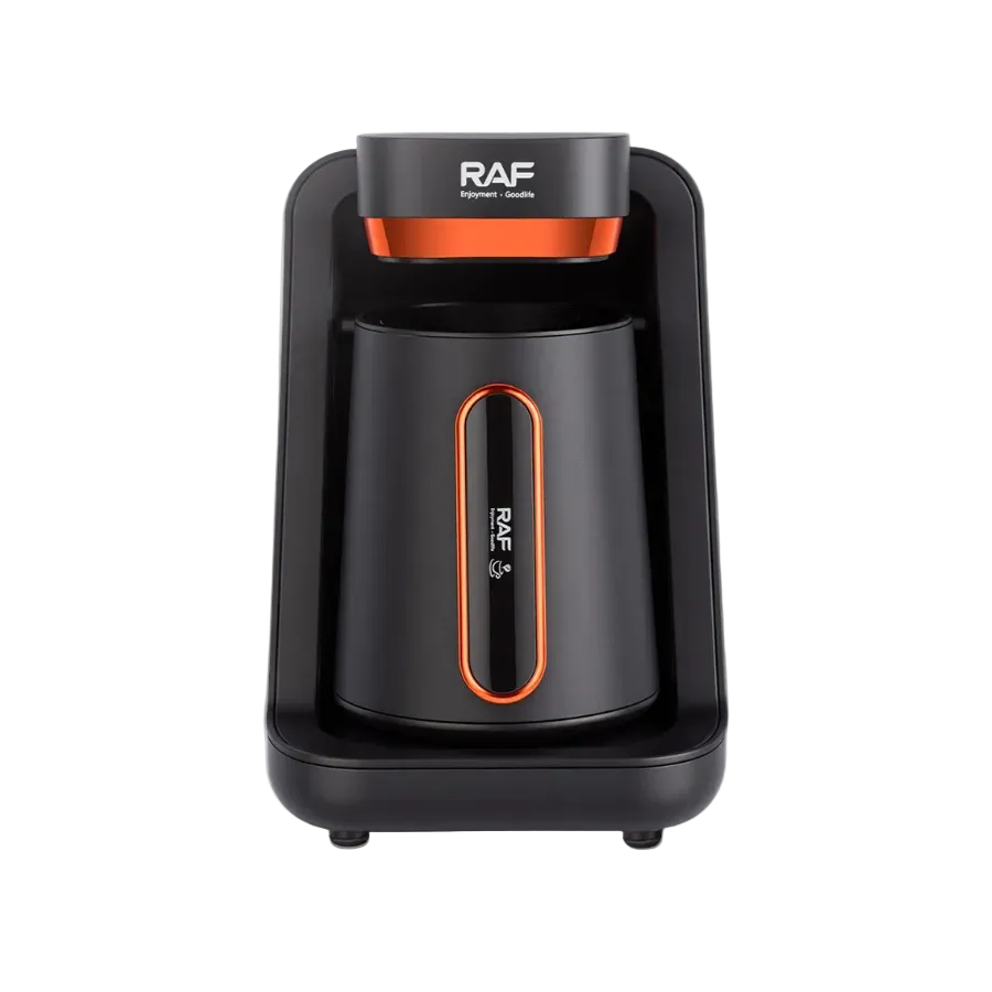Aparat pentru Preparat Cafea Turceasca RAF 147H - Cafetiera Electrica, 280ml, Sistem Prevenire Umplere, 500W