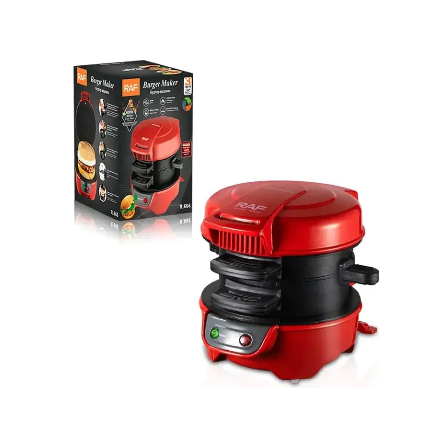 RAF R660 Mașină pentru burgeri și mic dejun, panini, sandvișuri cu două fețe